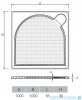 Vayer Citizen Virgo 100x100cm brodzik kwadratowy 